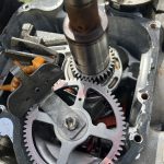 Blade sharpening work